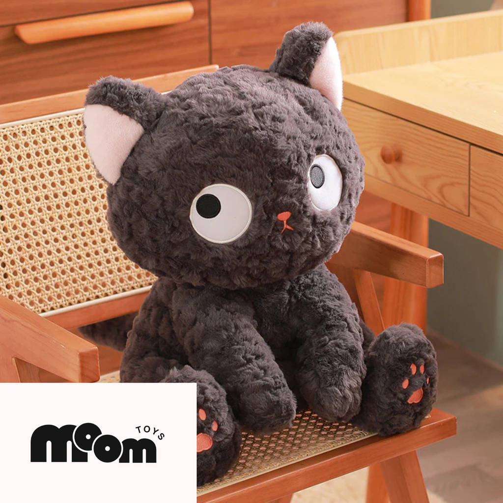 Fluffy Cat Big Eyes Plushie