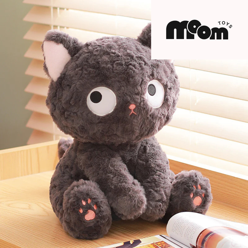 Fluffy Cat Big Eyes Plushie