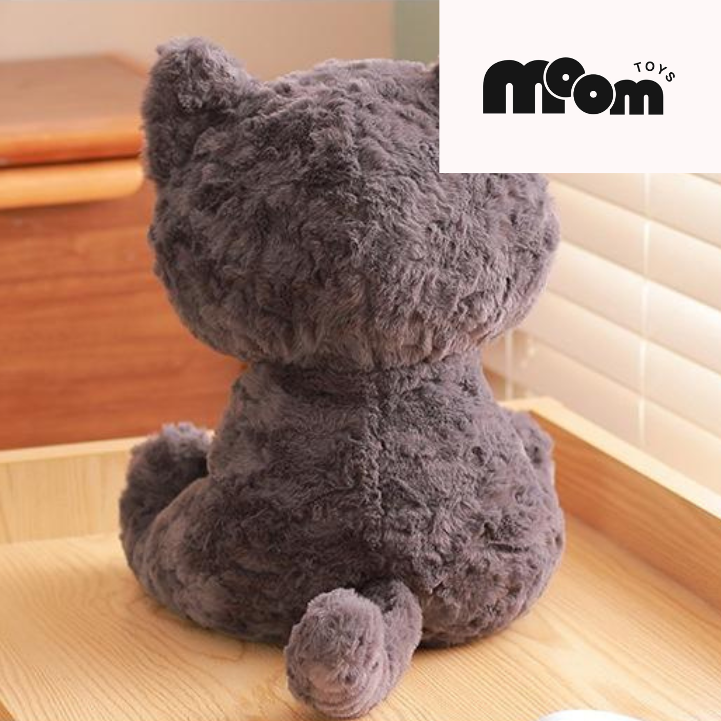 Fluffy Cat Big Eyes Plushie